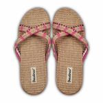 Женские бразильские сандалии цвета фуксии BRASILERAS, фуксия / фуксия - фото 3