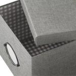 Коробка с крышкой Ikea Kvarnvik 25x35, серый - фото 3