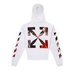 Толстовка Off-White Caravaggio Print Hooded Sweatshirt 'White/Black', белый - фото 3