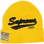 Шапка Supreme x New Era Salvation Beanie Unisex, желтый - фото