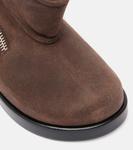 Замшевые ботильоны JW Anderson, Deep Walnut - фото 5