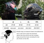 Шлем модульный Guenzo Bluetooth, серый / красный - фото 5