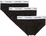 Трусы женские Calvin Klein Underwear слипы 3 шт, черный - фото
