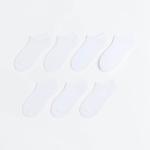 Набор носков H&M Ankle, 7 пар, белый - фото 2