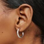 Серьги-кольца Tous Basics Short, 15 мм, серебро - фото 6