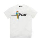 Футболка Palm Angels Parrot Vintage Tee 'White/Black', белый - фото