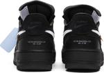 Кроссовки Nike Off-White x Air Force 1 Low 'Black', черный - фото 7