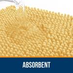 Коврик для ванной Olanly, 92х60 см, желтый - фото 5