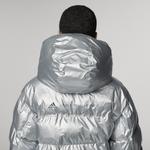 Куртка Adidas Mid Puffer, серебряный - фото 10