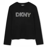 Футболка с длинным рукавом DKNY D62414, черный - фото