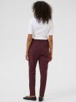 Обычные брюки со складками спереди Kaffe Jenny, Wine Red - фото 4