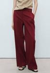 Брюки Mango MID-RISE, Bordeaux - фото