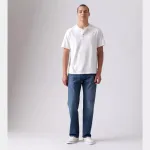 Футболка с короткими рукавами и четырьмя пуговицами Levi's, черный - фото 4