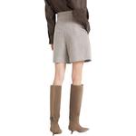 Шорты со складками Brunello Cucinelli, серо-белый - фото 5