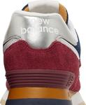 Кроссовки New Balance 574 Rugged 'Garnet', красный - фото 8