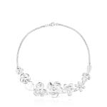 Колье Tous Fragile Nature Flowers, серебро - фото