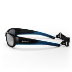 Очки солнцезащитные детские Quechua MHT550 для походов, категория 4, черный/синий - фото 6