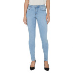 Джинсы Vero Moda Tanya Normal Waist Slim Piping, синий - фото