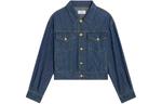 Джинсовая куртка женская, синяя, стираная Celine - фото
