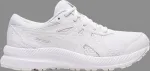 Кроссовки contend 8 gs 'triple white' Asics, белый - фото