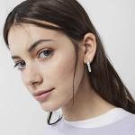 Серьги-кольца Tous Bear Row With Bear Silhouette, серебро - фото 4