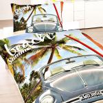 Постельное белье VW Volkswagen Beetle Синий Linon/Renforce Beronage - фото 5