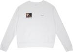 Толстовка Off-White Caravag Angel Slim Crewneck 'Black', черный - фото