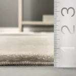 Ковер Loni Solid Shag Area Rug nuLOOM, 122 см, белый - фото 27