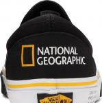 Кеды Vans National Geographic x Classic Slip-On Then Now Glacier, черный - фото 7