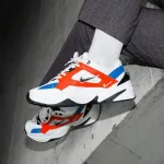 Кроссовки Nike M2K Tekno, белый / черный / оранжевый - фото 3
