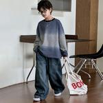 Детский свитшот с круглым вырезом Moderate EASTERN CAMEL, stripes - фото 5