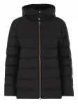 Стеганый пуховик с капюшоном Herno, черный - фото