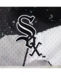 Мужские шорты Chicago White Sox Hyper Hoops черные Mitchell & Ness - фото 5