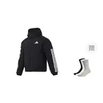 Adidas Пуховик мужской черный, Black-Comes with Socks - фото