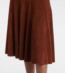 Замшевая юбка миди Sabrina Stouls, Sumac - фото 5