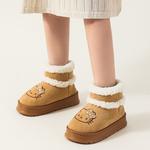 Домашние тапочки Hello Kitty Sanrio, Dark Coffee Hello Kitty Cotton Slipper - фото 4