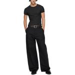 Футболка FW25 мужская Acne Studios, черный - фото 4