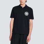 Поло с монограммой BALMAIN, черный - фото 5
