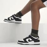 Кроссовки Nike Dunk Low Retro Panda GS Grade School CW1590-100, черный/белый - фото 9
