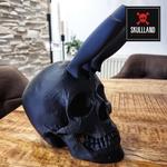 Подставка с 3 ножами Череп, черный - фото 3