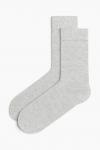 Носки из бамбуковой смеси H&M, серый - фото