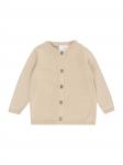 Fixoni Вязаный кардиган светло-бежевого цвета - фото