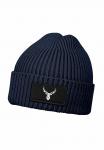 Шапка Neverless MIT PATCH HIRSCH GEWEIH LOW POLY, Navy/Dark Blue - фото 3