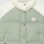 Жилет женский Gucci теплый, зеленый / белый - фото 2