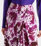 Юбка миди со сборками Dries Van Noten, фуксия - фото 4