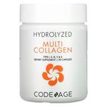 Codeage Hydrolyzed Multi Collagen Type I II III V X, 90 капсул - фото 2