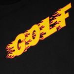 Футболка GOLF WANG Inferno Logo Tee, Black - фото 3