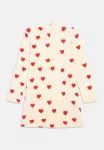 Платье с сердечками, повседневное платье Mini Rodini, White - фото 2