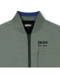 Детская куртка с длинным рукавом DKNY, темно-зеленый - фото 3