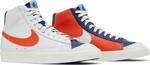Кроссовки Nike NBA x Blazer Mid '77 EMB '75th Anniversary - Knicks', белый - фото 9